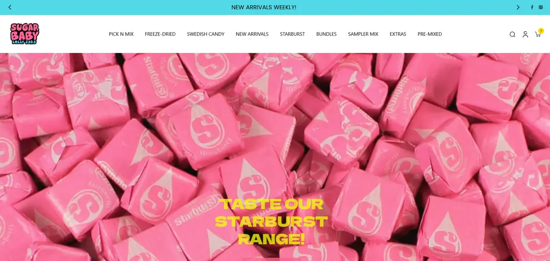 Sugar Baby Lolly Jars — E-commerce